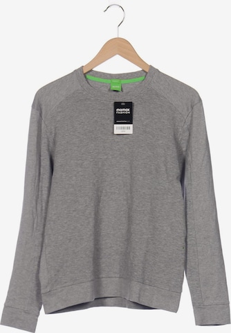 BOSS Green Sweatshirt & Zip-Up Hoodie in M in Grey: front