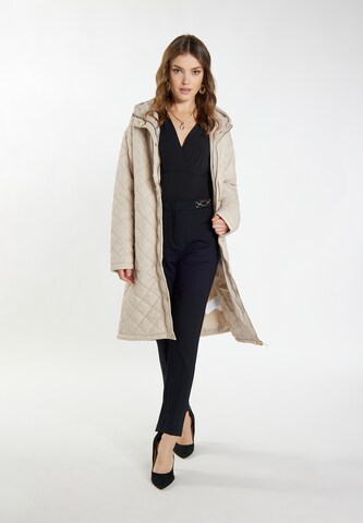 faina Between-Seasons Coat 'Nascita' in Beige