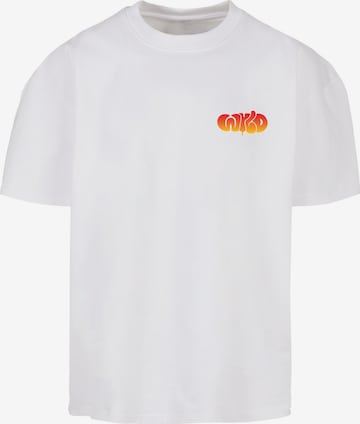 T-Shirt 'WYLD WILD' F4NT4STIC en blanc : devant