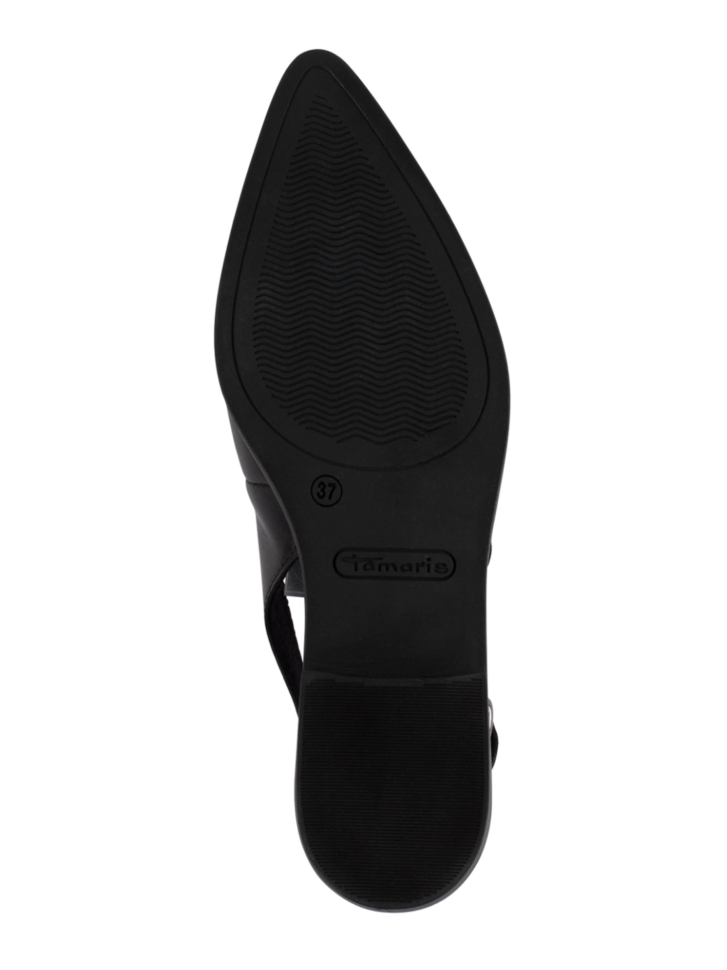 Tamaris Балетки с ремешком в Черный