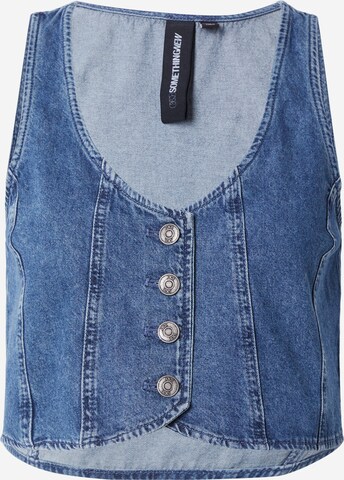 Gilet di SOMETHINGNEW in blu: frontale