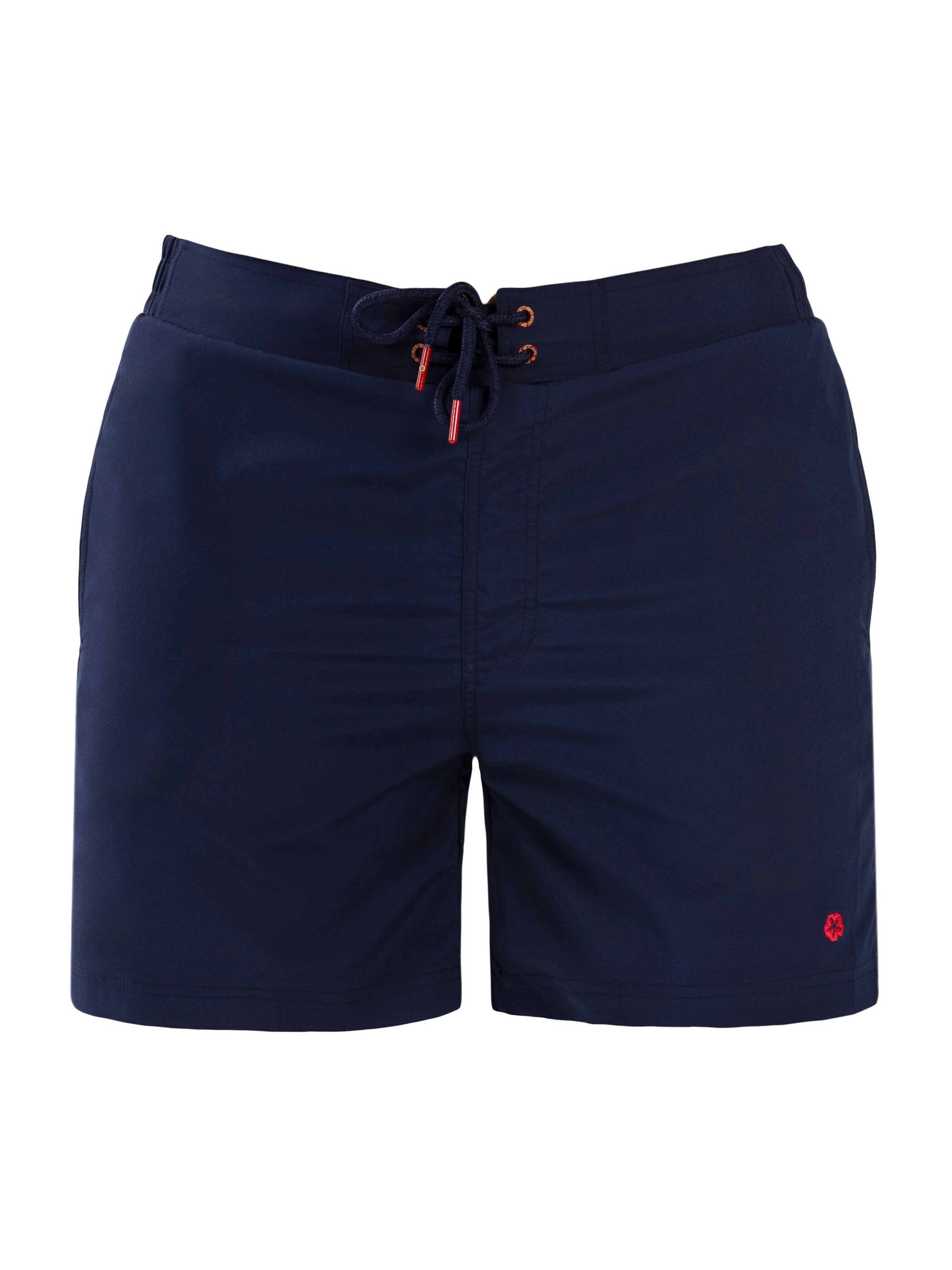 Frozen Cape Badeshorts RIBERA mit integrierter Kompressionsshort in Blau: Vorderseite