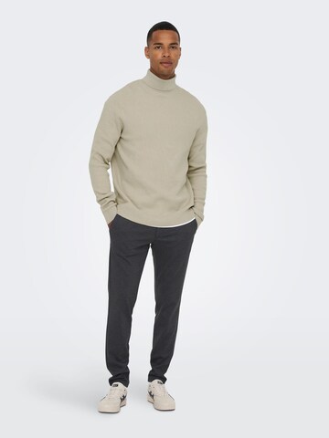 Only & Sons Sweater 'Phil' in Grey