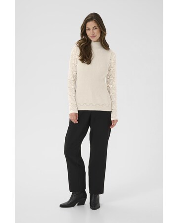 Cream Top 'Dela' in Beige