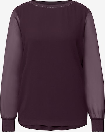 STREET ONE Blouse in Purple: front
