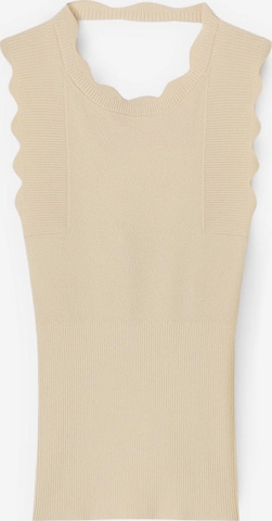 MOTIVI Gebreide top in Beige: voorkant