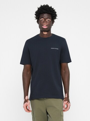 Lyle & Scott Shirt in Blauw: voorkant