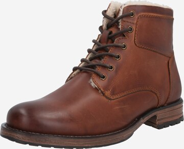 ABOUT YOU Lace-Up Boots 'Claas' in Brown: front