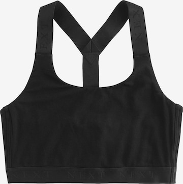 Next Bustier Urheilurintaliivit värissä musta: etupuoli