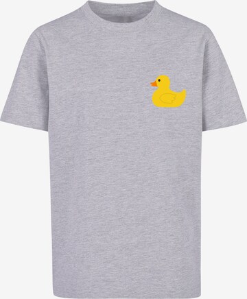 F4NT4STIC Shirt 'Rubber Duck Epic ' in Grijs: voorkant