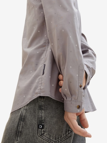 TOM TAILOR DENIM - Ajuste regular Camisa en gris