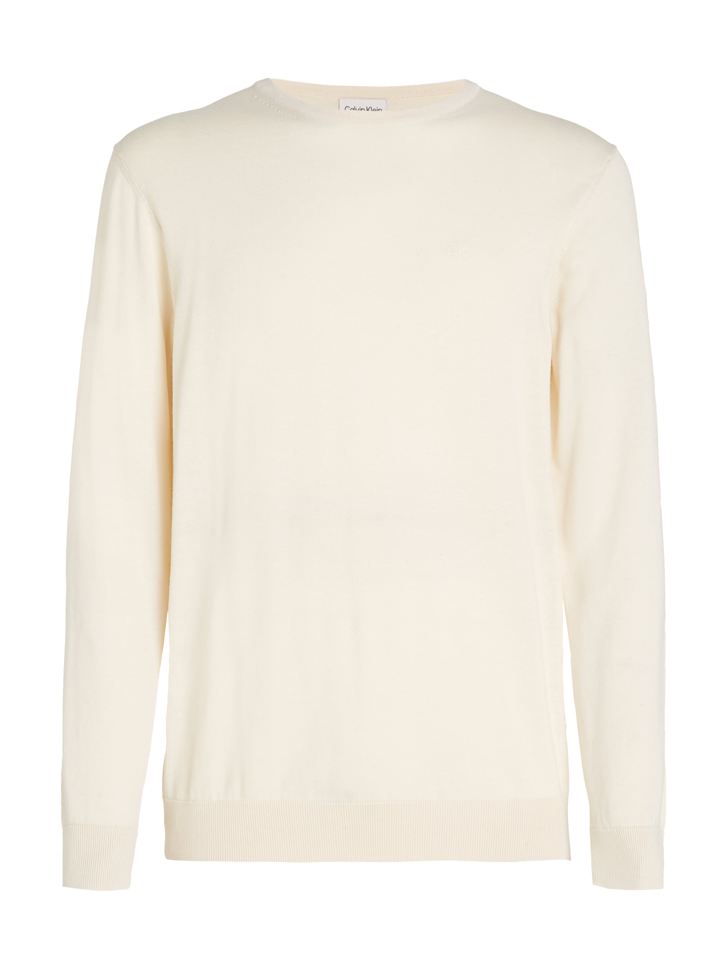 Calvin Klein Regular Sweater in Beige: front