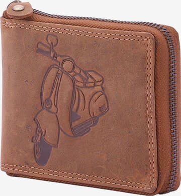 Porte-monnaies Sergio Valentini en marron : devant
