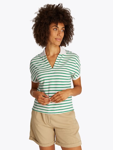 TOMMY HILFIGER Тениска в бежово: отпред