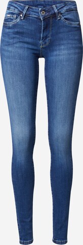 Jean 'Pixie' Pepe Jeans en bleu : devant