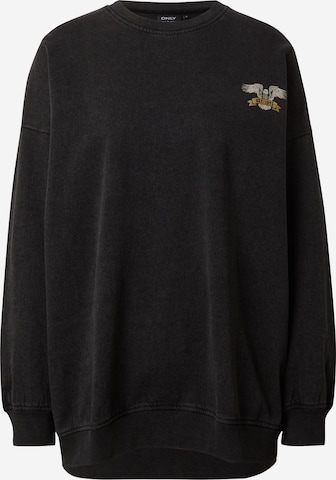 ONLY - Sweatshirt 'LUCINDA' em preto: frente