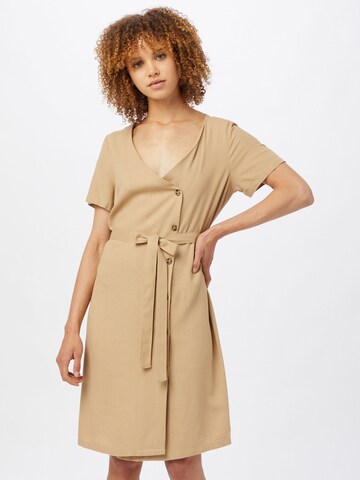 VERO MODA Jurk 'ASTIMILO' in Beige: voorkant