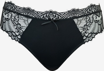 SugarShape Thong in Black: front