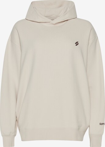Superdry Athletic Sweatshirt 'Core' in Beige: front