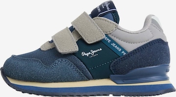 Sneaker 'London Essence' di Pepe Jeans in blu: frontale