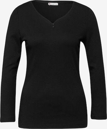 STREET ONE Shirt in Black: front