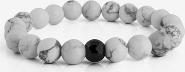 Akitsune Armband 'Globae' in Weiß: Vorderseite