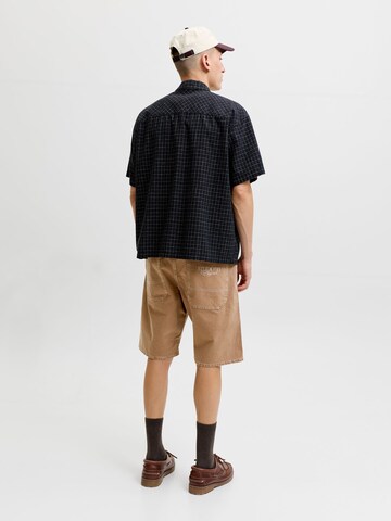 JACK & JONES Baggy Jeans 'JJAlex' in Bruin