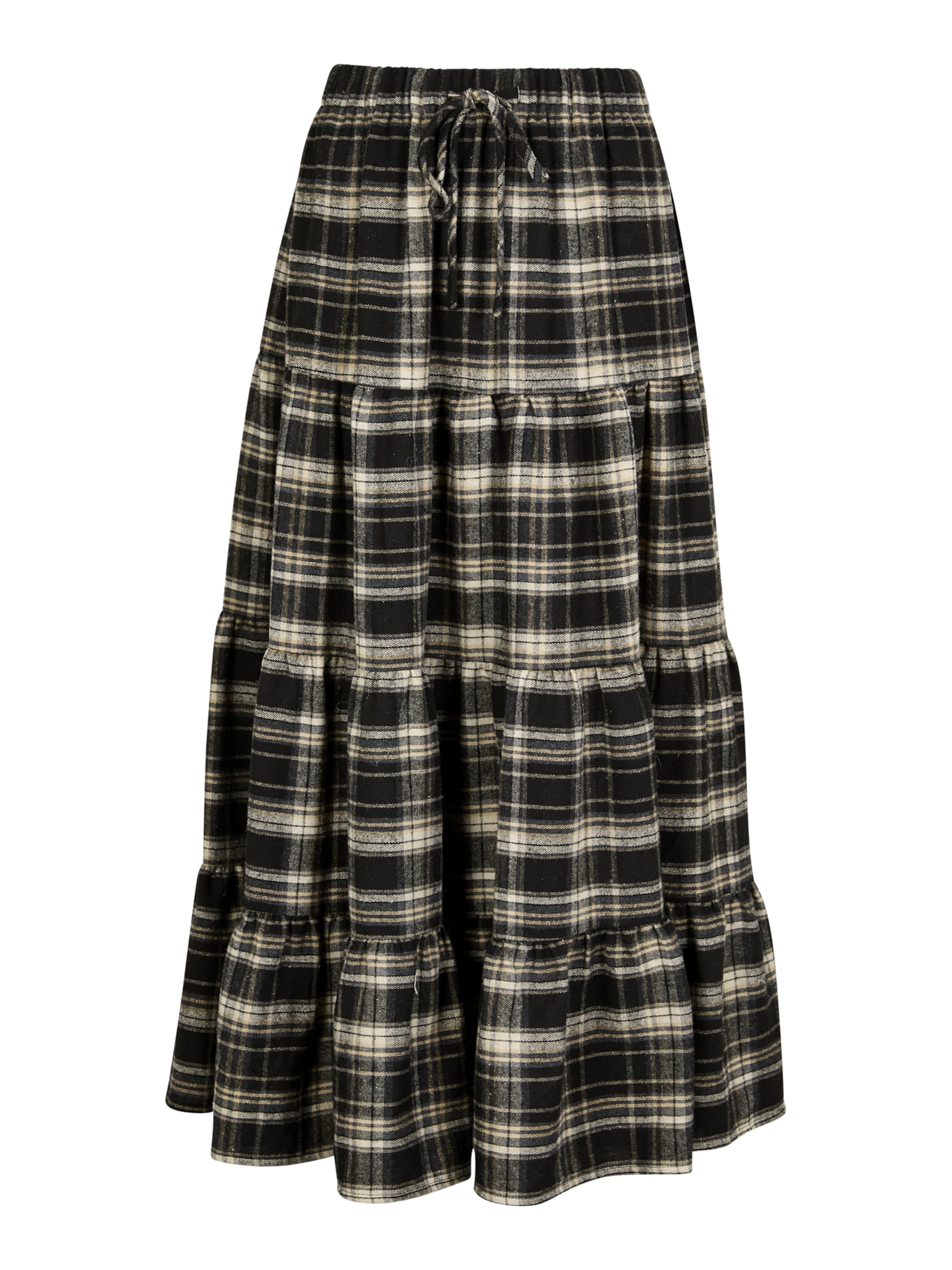 Apricot Rok ' ' in Zwart: voorkant