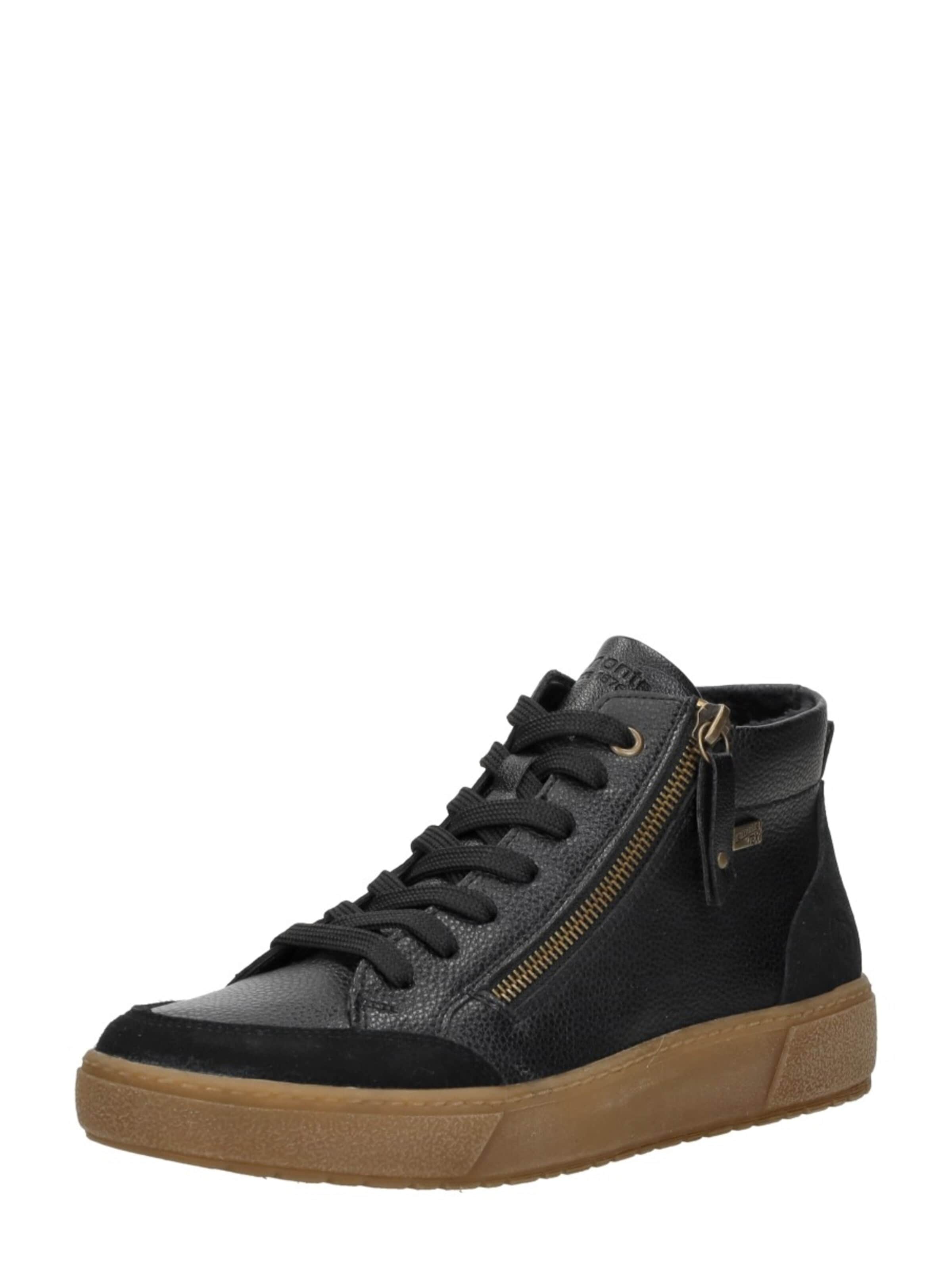 Chaussure à lacets 'Veterschoenen Hoog' REMONTE en noir