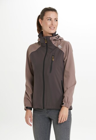 Weather Report Outdoorjas 'Camelia W-Pro' in Bruin: voorkant