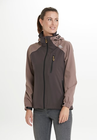 Weather Report Outdoorjacke 'Camelia W-Pro' in Braun: predná strana