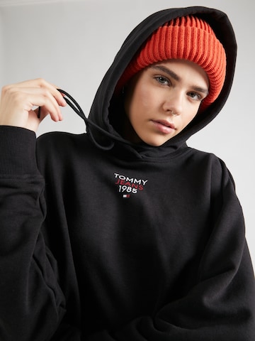 melns Tommy Jeans Sportisks džemperis 'Essential'