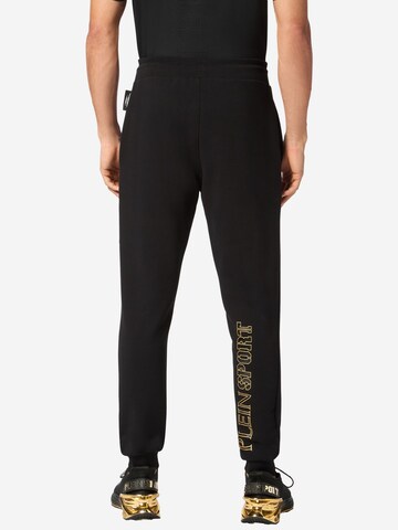 Plein Sport - Tapered Pantalón deportivo 'Scratch' en negro