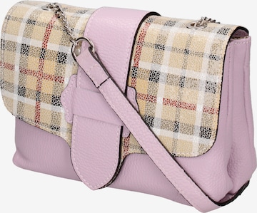Borsa a tracolla di Gave Lux in lilla: frontale