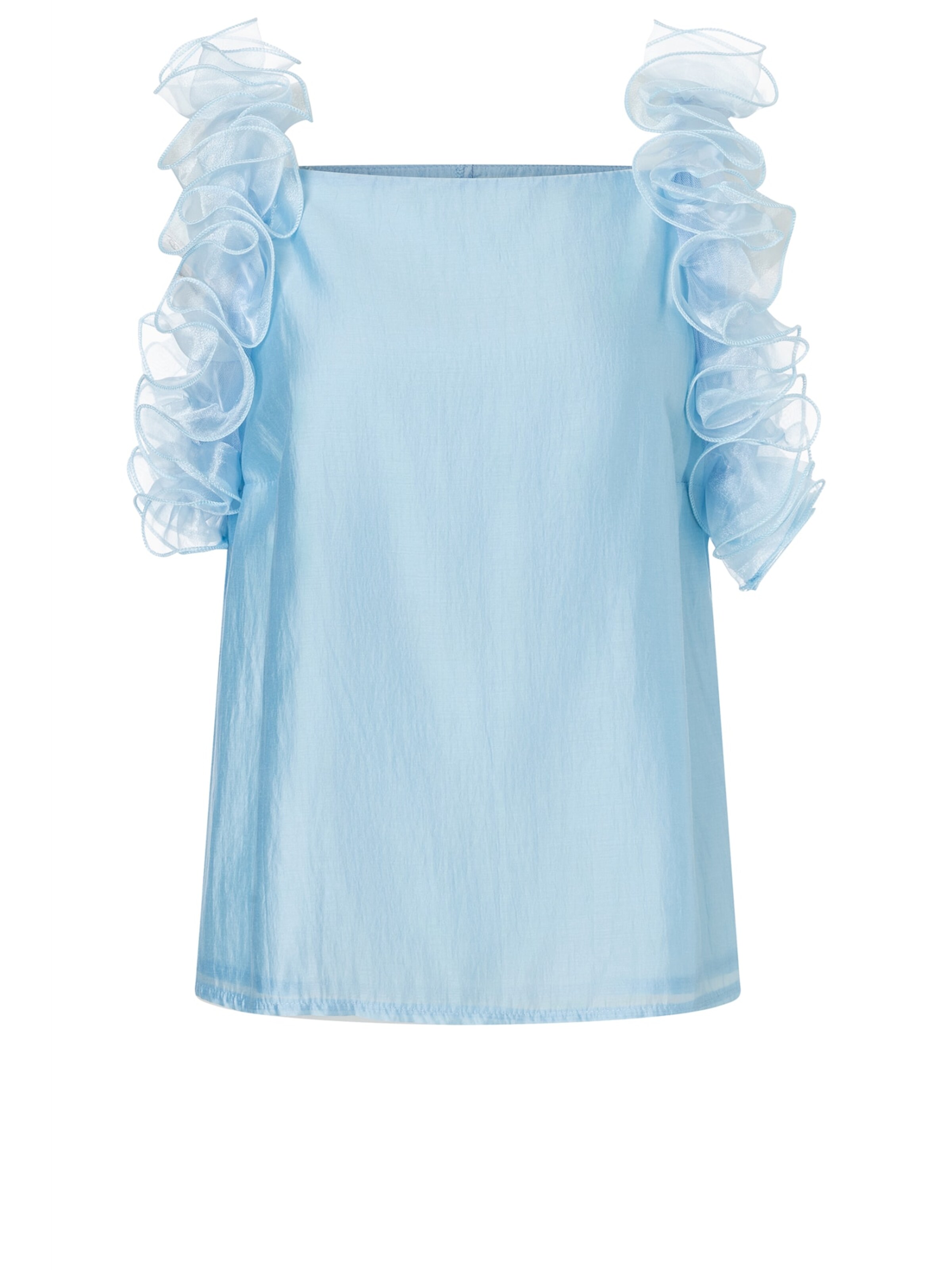 Ana Alcazar Top 'Drina' in Blau: Vorderseite