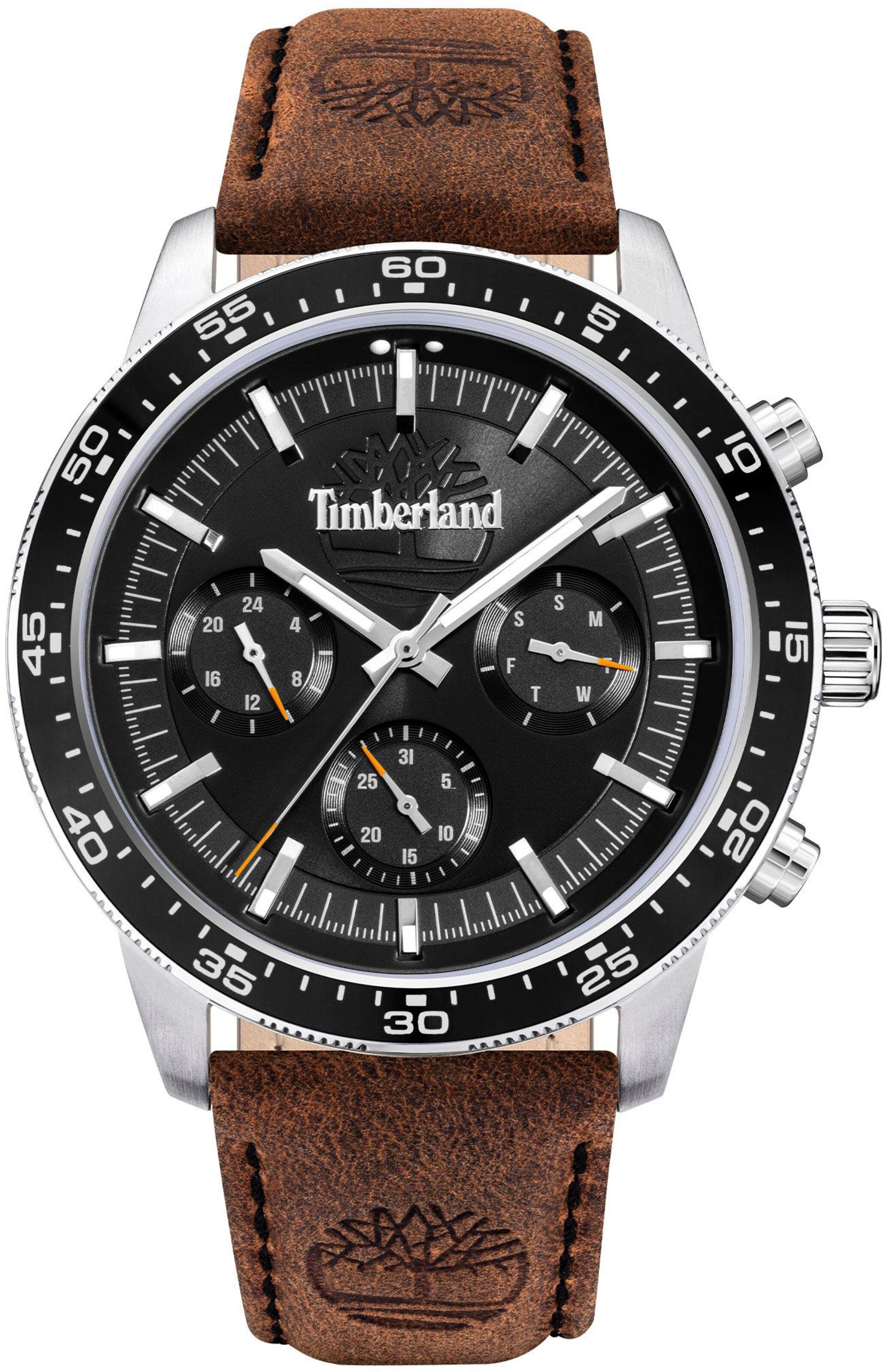 Montre à affichage analogique 'Parkman' TIMBERLAND en marron : devant