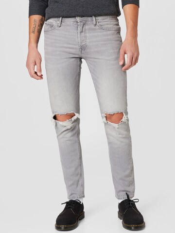 JACK & JONES Slimfit Jeans 'MIKE' i grå: forside