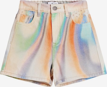 Desigual Regular Housut 'Rainbow' värissä beige: etupuoli