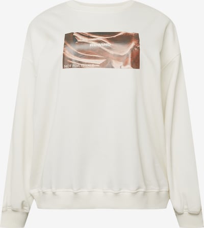 Public Desire Curve Sweater majica 'OVERSIZED SLOGAN SWEATSHIRT CURVE' u bež melange, Pregled proizvoda