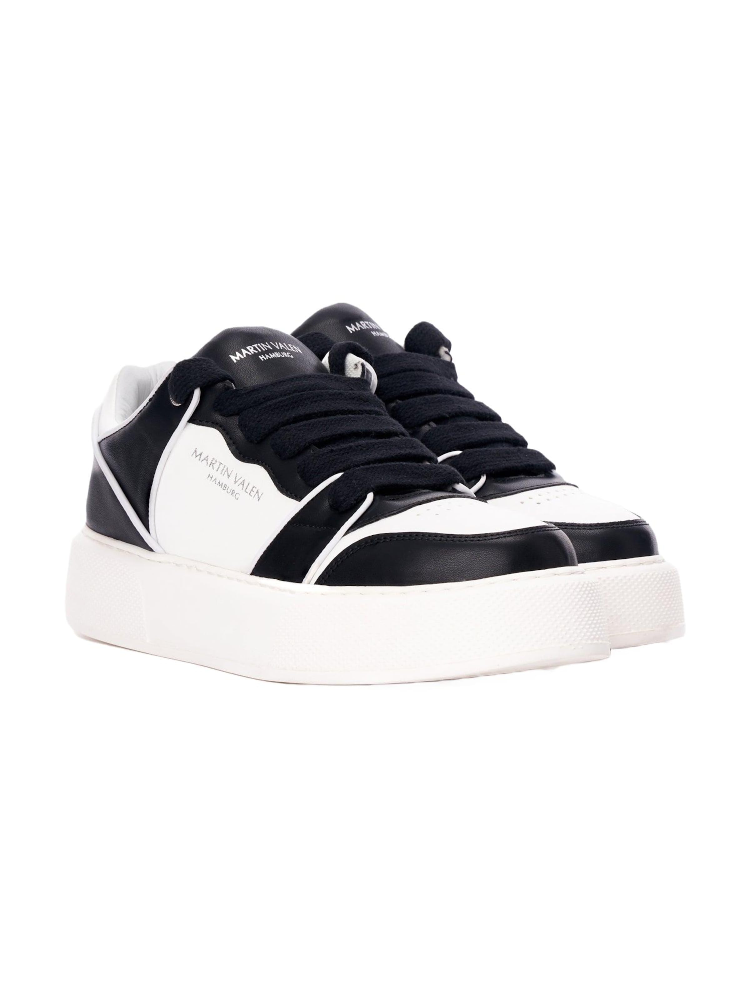 MARTIN VALEN Platform trainers in Black