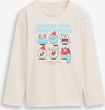 balta TOM TAILOR Marškinėliai: priekis