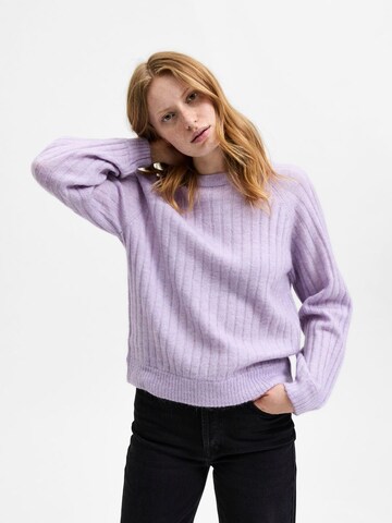 SELECTED FEMME Pullover i lilla