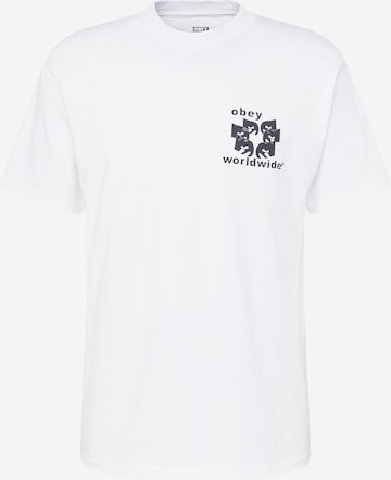 Obey Shirt in White: front