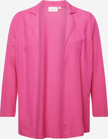 Blazer 'BILLIE' ONLY Carmakoma en rose : devant