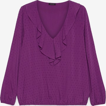 Chemisier Fiorella Rubino en violet : devant