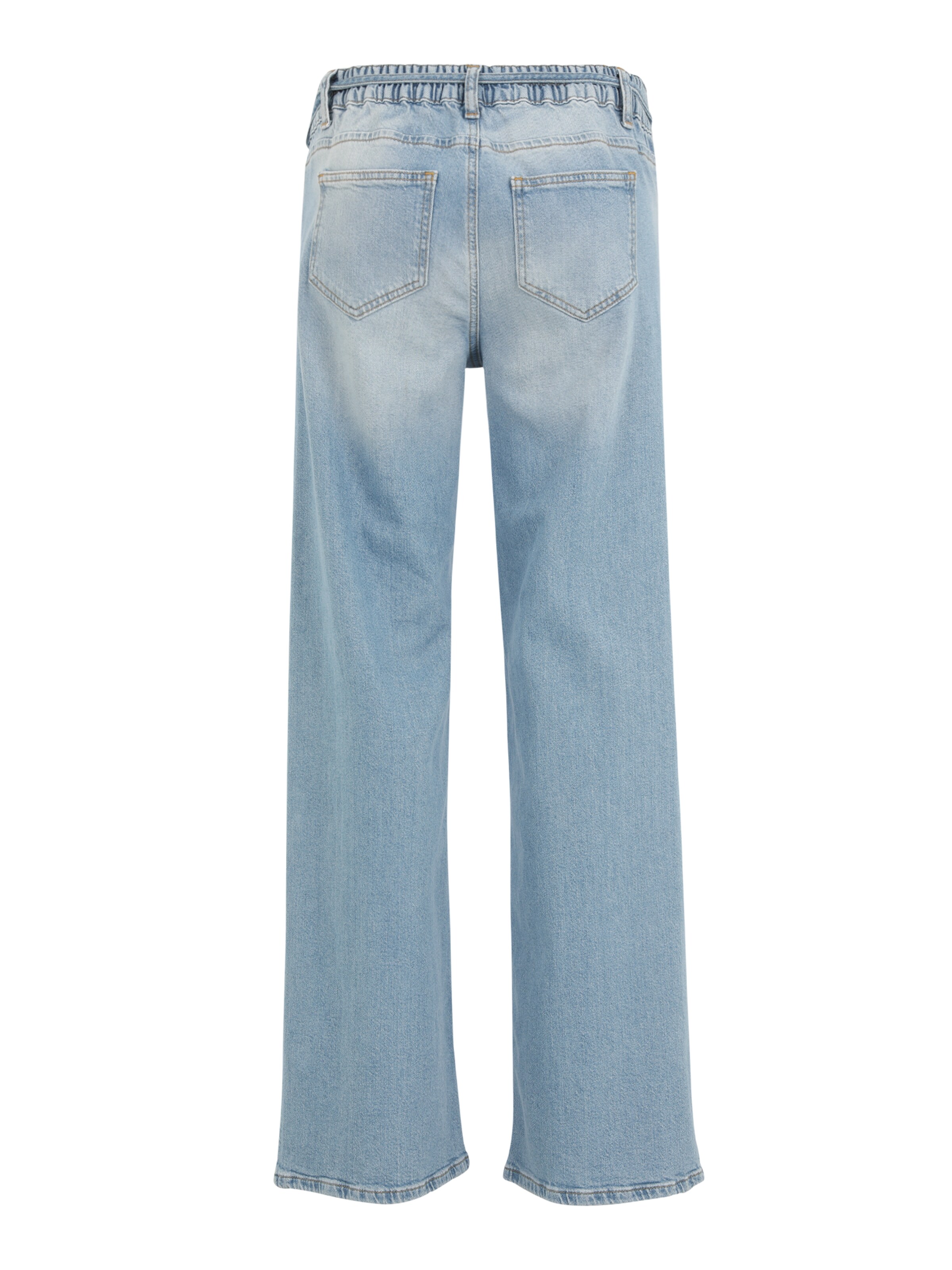 MAMALICIOUS Wide Leg Jeans 'Fula' in Blau