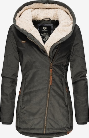 Ragwear Winter Jacket 'Gordon' in Grey: front