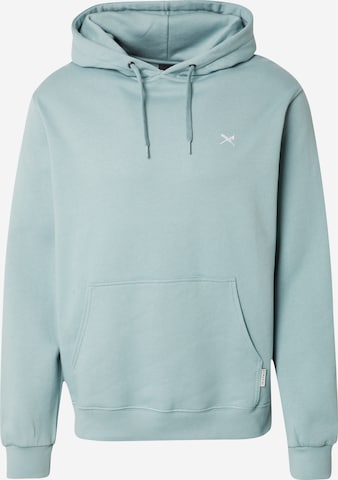 Bluză de molton de la Iriedaily pe albastru: față