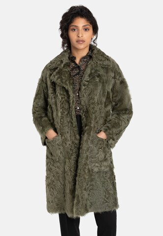 Werner Christ Winter Coat 'Nadine' in Brown: front