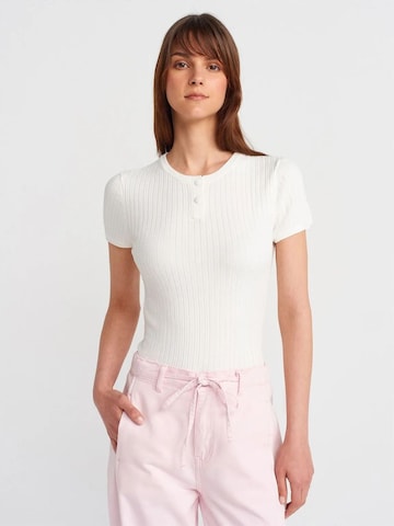 Dilvin Blouse 'Blusen' in Wit: voorkant